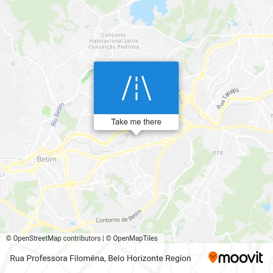 Rua Professora Filomêna map