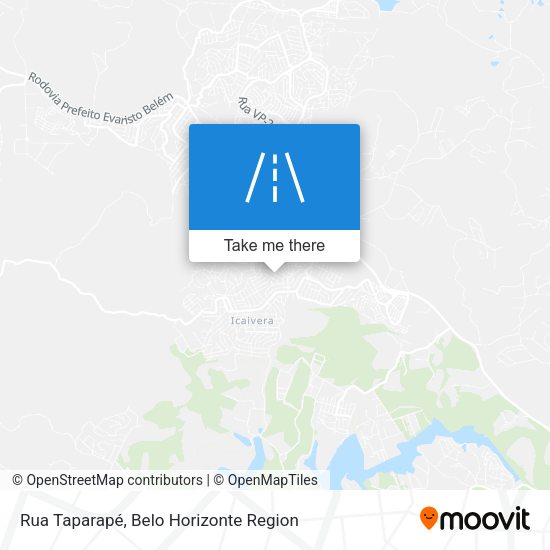 Rua Taparapé map