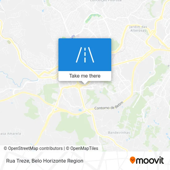 Rua Treze map