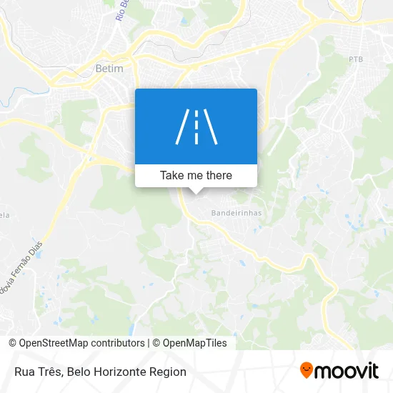 Rua Três map