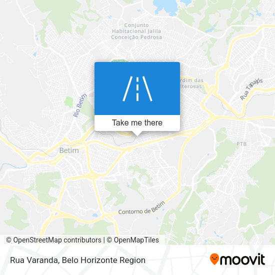 Rua Varanda map