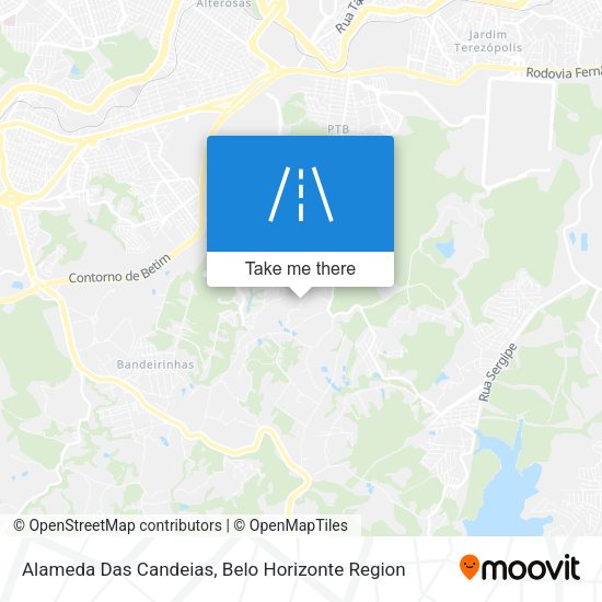Alameda Das Candeias map