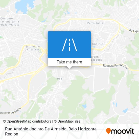Rua Antônio Jacinto De Almeida map