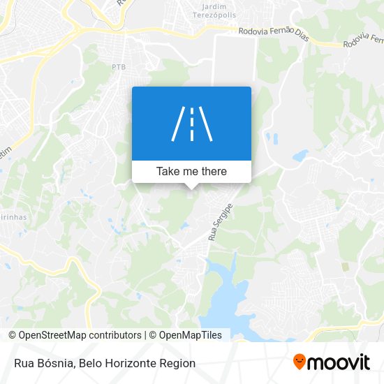 Rua Bósnia map