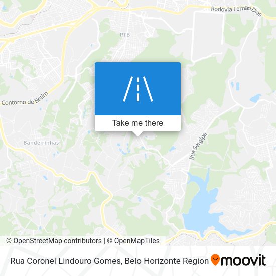 Rua Coronel Lindouro Gomes map