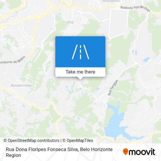 Rua Dona Floripes Fonseca Silva map
