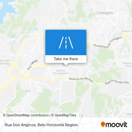 Rua Dos Angicos map