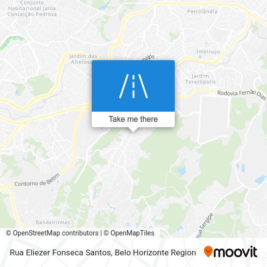Rua Eliezer Fonseca Santos map