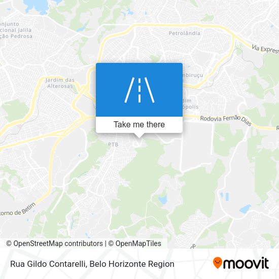 Rua Gildo Contarelli map