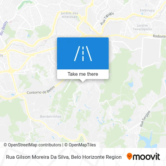 Rua Gilson Moreira Da Silva map