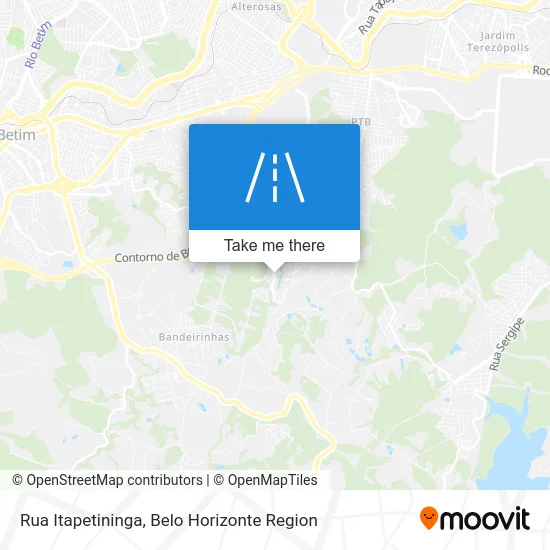 Rua Itapetininga map