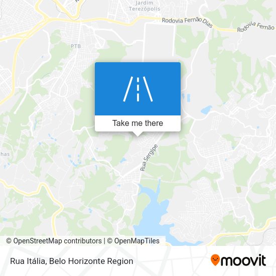 Rua Itália map