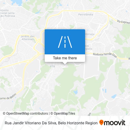 Rua Jandir Vitoriano Da Silva map