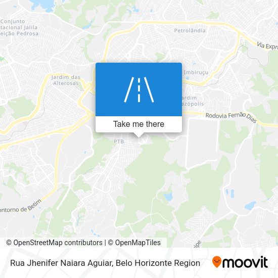 Rua Jhenifer Naiara Aguiar map
