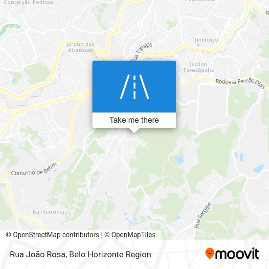Rua João Rosa map