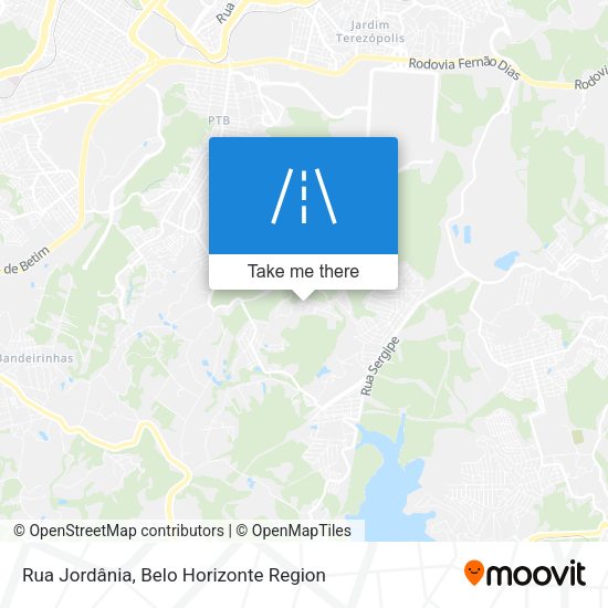 Rua Jordânia map