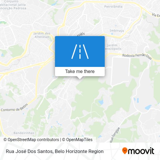 Rua José Dos Santos map