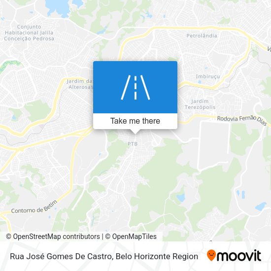 Rua José Gomes De Castro map