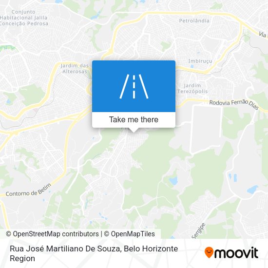 Rua José Martiliano De Souza map