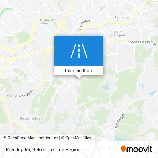 Rua Júpiter map