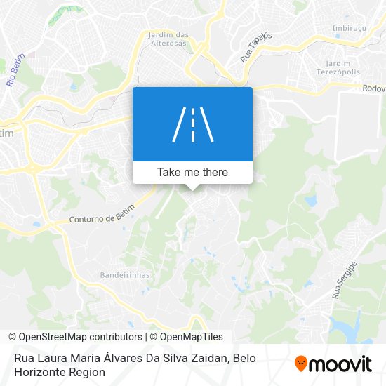 Rua Laura Maria Álvares Da Silva Zaidan map
