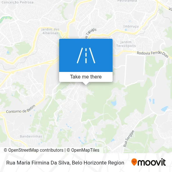 Rua Maria Firmina Da Silva map