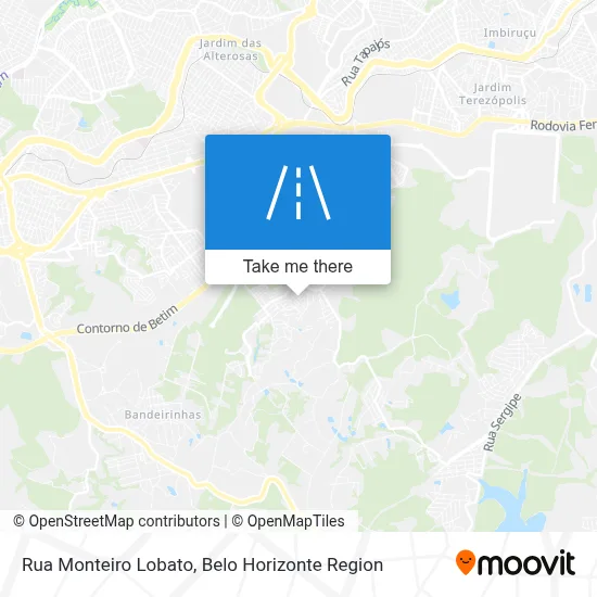 Rua Monteiro Lobato map
