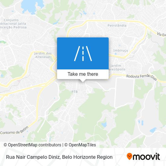 Rua Nair Campelo Diniz map
