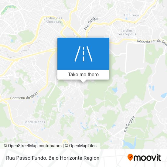Rua Passo Fundo map