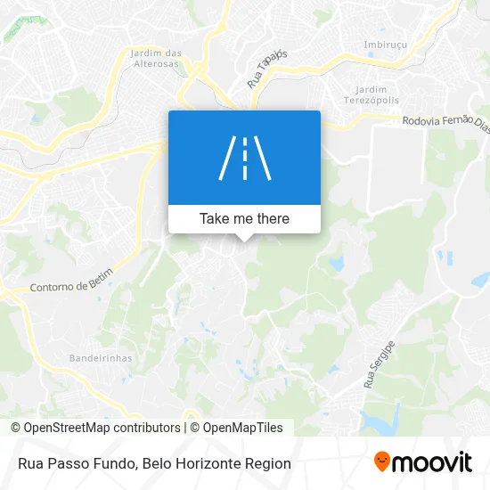 Rua Passo Fundo map