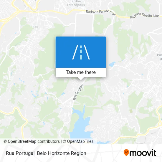 Rua Portugal map