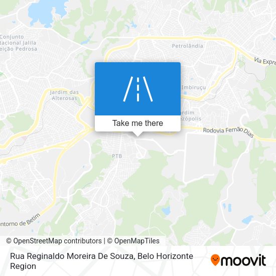 Rua Reginaldo Moreira De Souza map