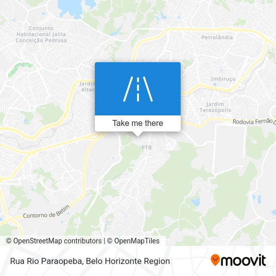 Rua Rio Paraopeba map