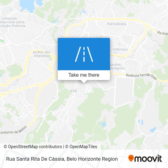 Rua Santa Rita De Cássia map