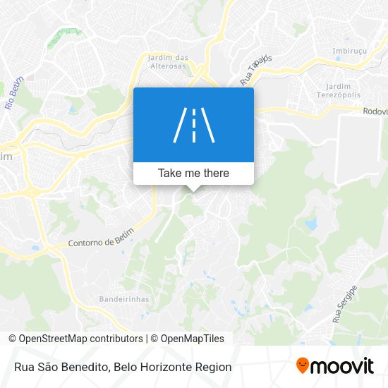 Rua São Benedito map
