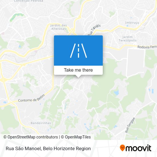 Rua São Manoel map