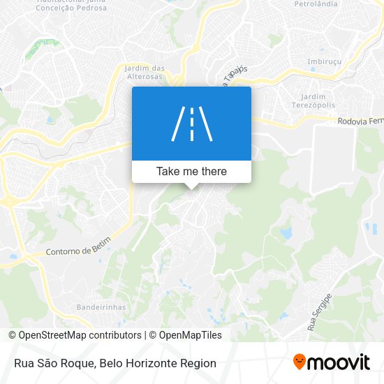 Rua São Roque map