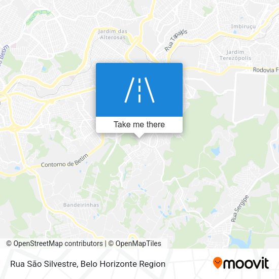 Rua São Silvestre map