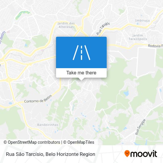 Rua São Tarcísio map