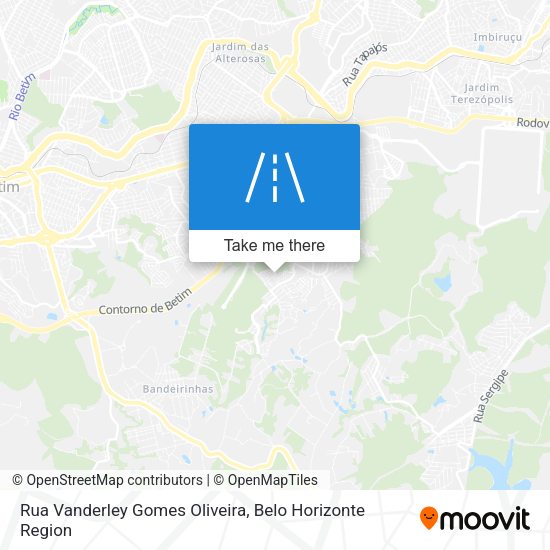 Rua Vanderley Gomes Oliveira map