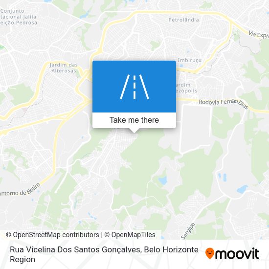 Rua Vicelina Dos Santos Gonçalves map