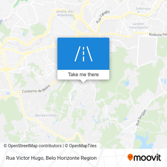 Rua Victor Hugo map
