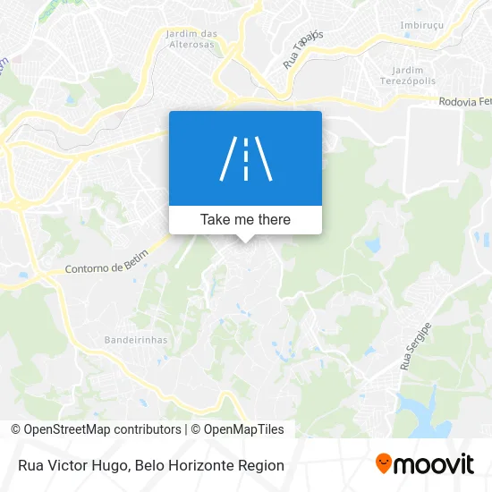 Rua Victor Hugo map