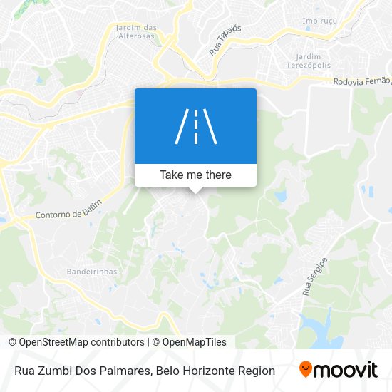 Rua Zumbi Dos Palmares map