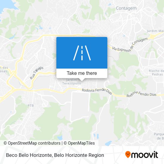 Beco Belo Horizonte map