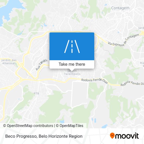Beco Progresso map