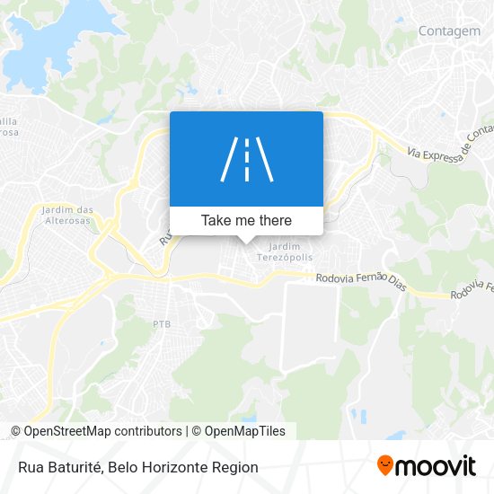 Rua Baturité map