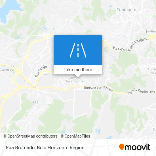 Rua Brumado map