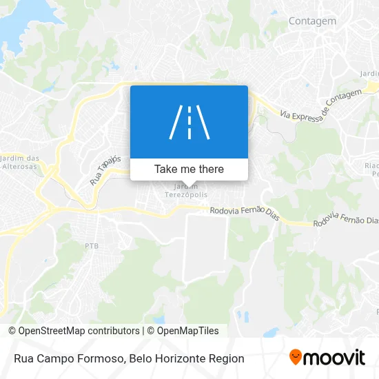 Rua Campo Formoso map
