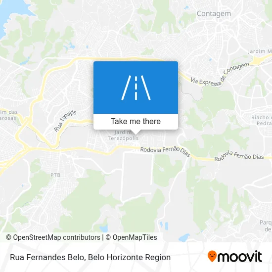 Rua Fernandes Belo map